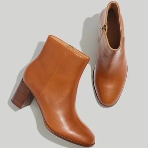 Madewell Mira Side Seam Ankle Boots